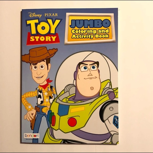 TOY STORY COLORING AND ACTIVITY BOOK - Picture 1 of 8